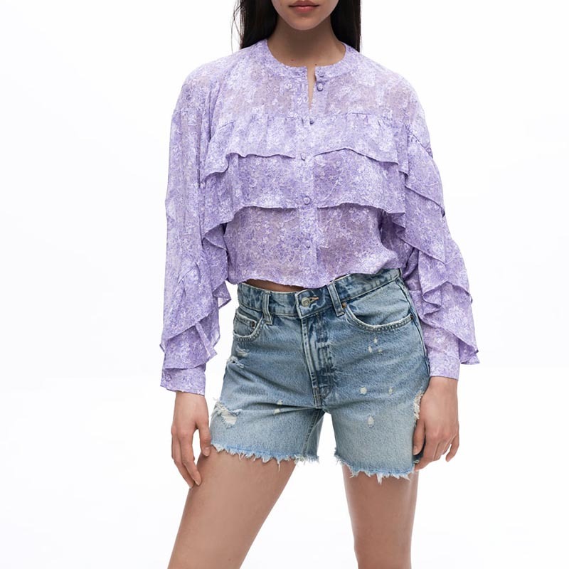 floral print shirt