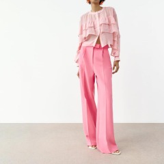 layered embellished romantic shirt