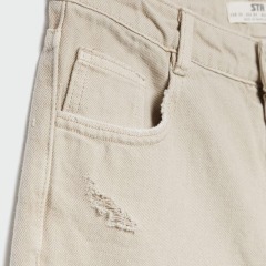 Mommy Cut Hole Jeans