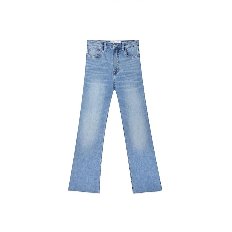 cropped flared jeans