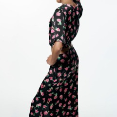 floral print short shirt