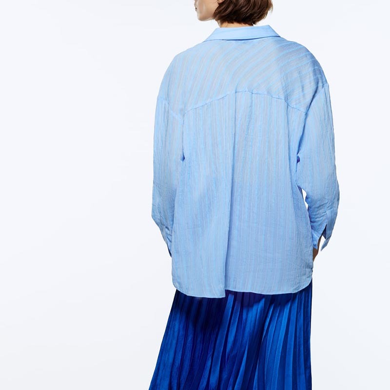 jacquard striped shirt