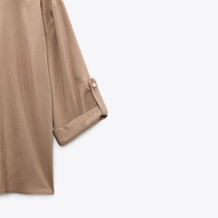 Gold Button-Up Shirt