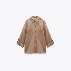 Gold Button-Up Shirt