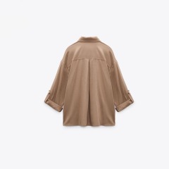 Gold Button-Up Shirt
