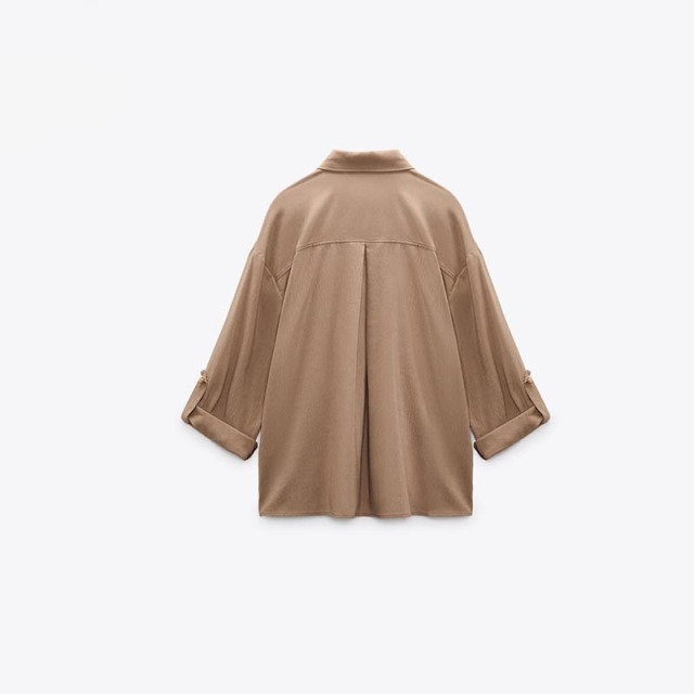 Gold Button-Up Shirt