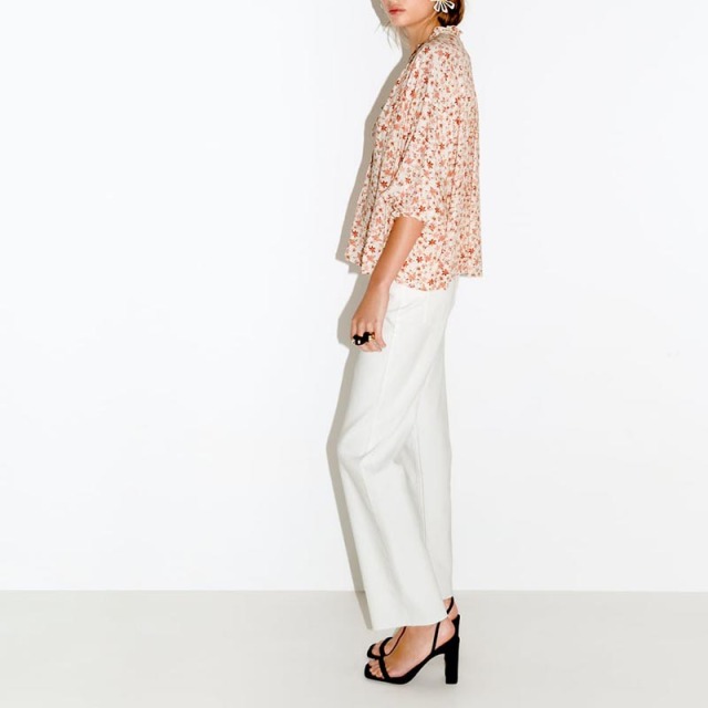 floral print top