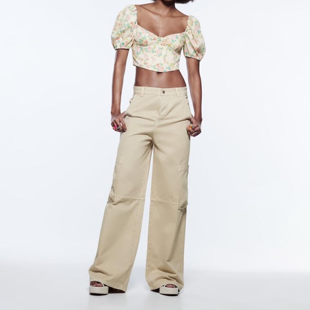 floral print top