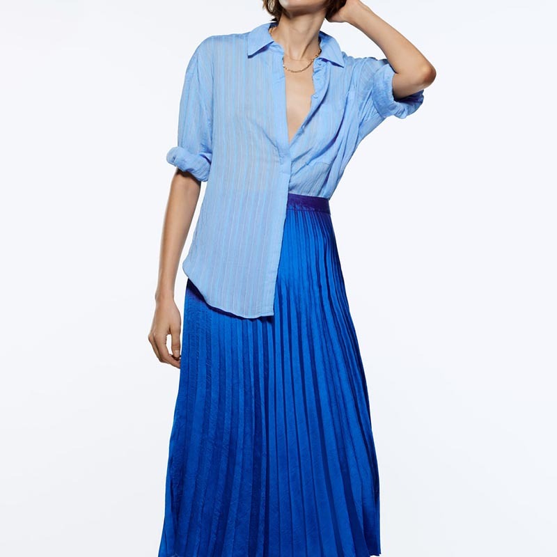 jacquard striped shirt