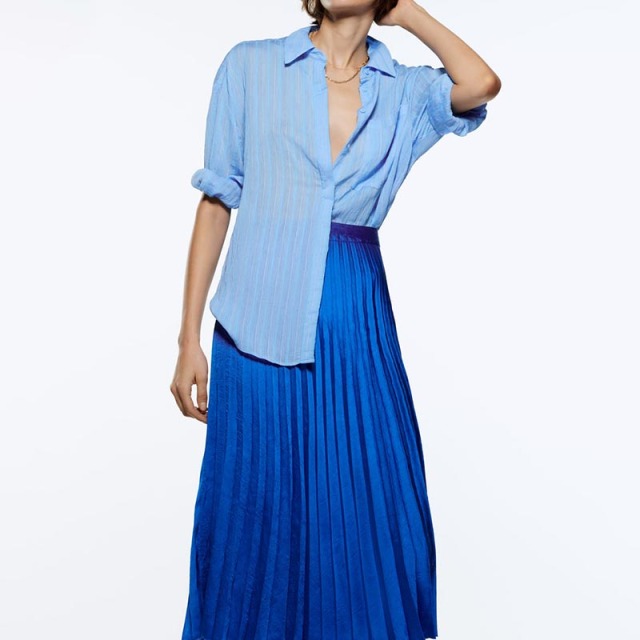 jacquard striped shirt