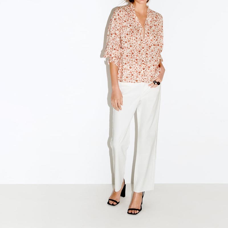 floral print top