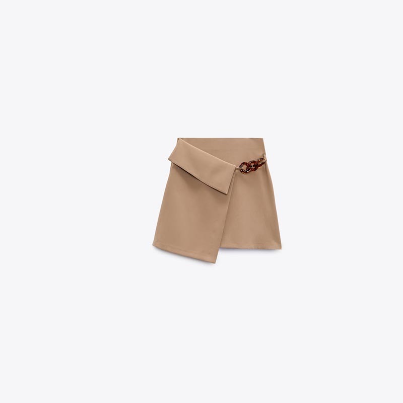criss-cross miniskirt