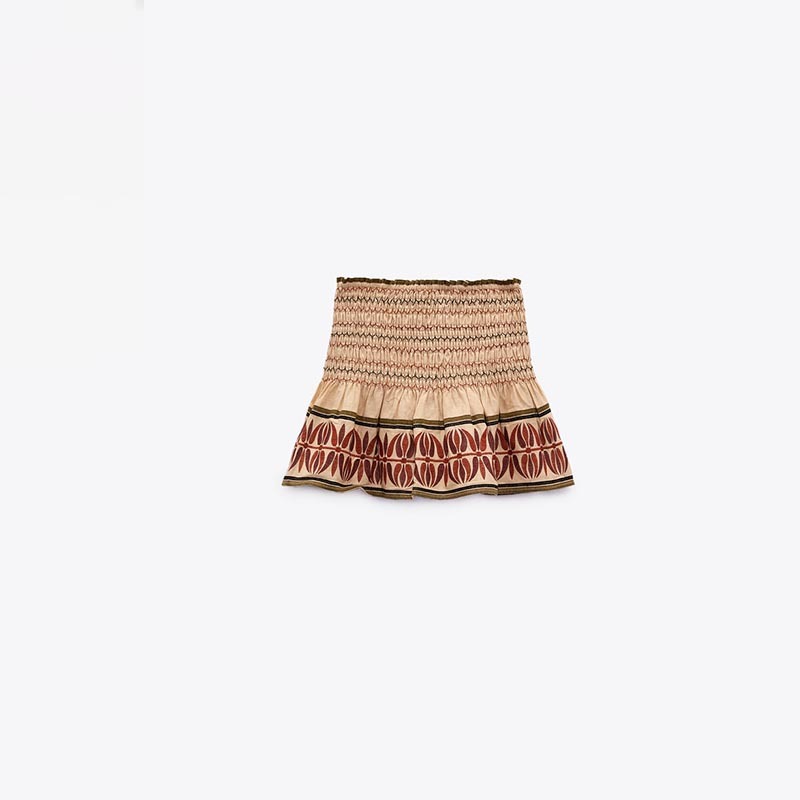 embroidered skirt