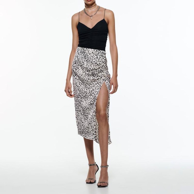 animal print dress