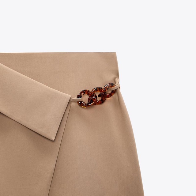 criss-cross miniskirt