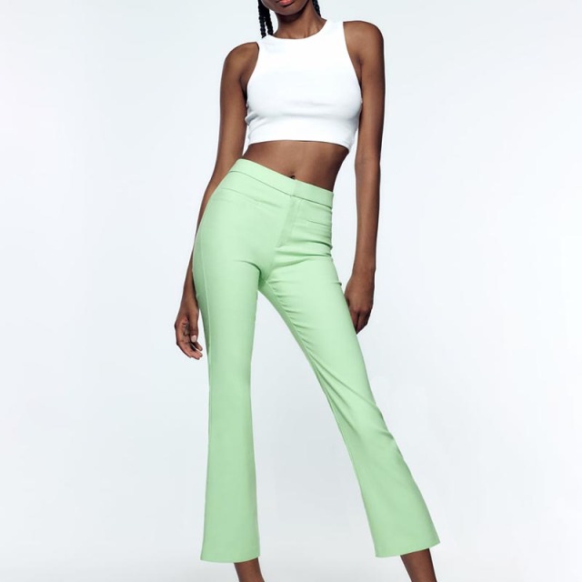 mini flared pants