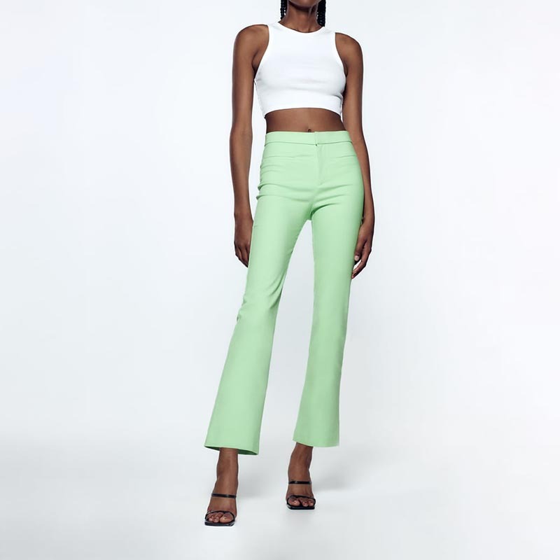 mini flared pants