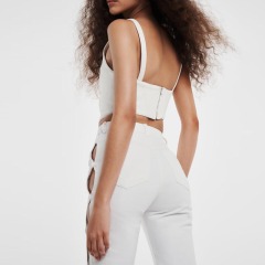 open-fit straight-leg jeans