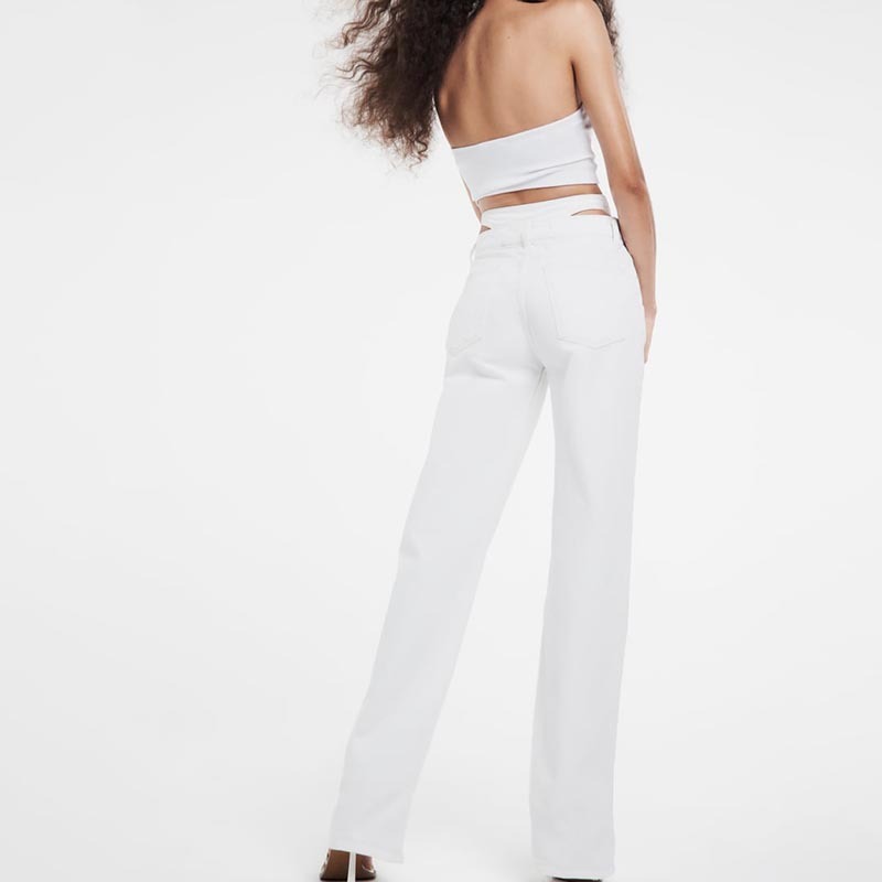 low rise loose jeans
