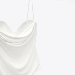pleated bodysuit