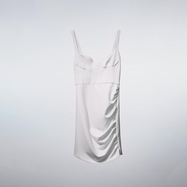 ruched stretch dress