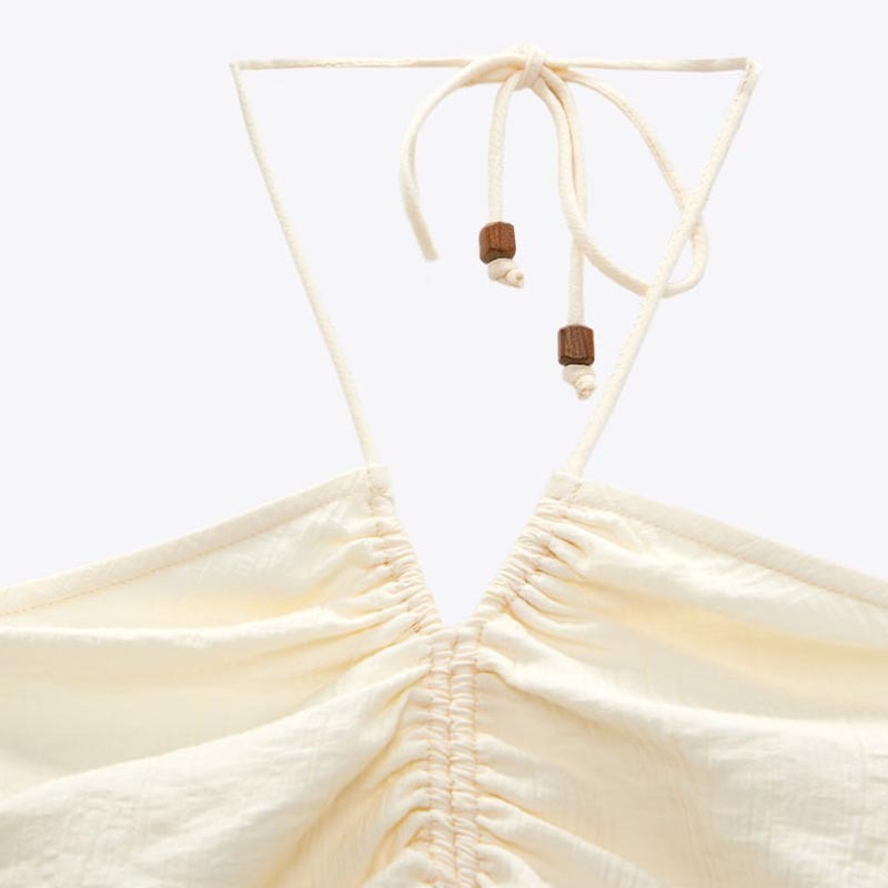 pleated top
