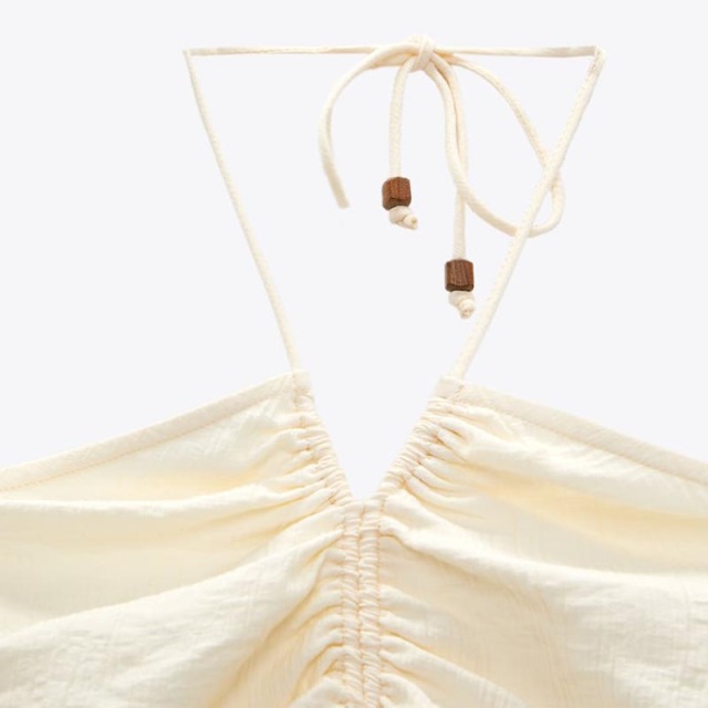 pleated top