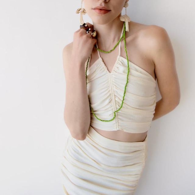 pleated top