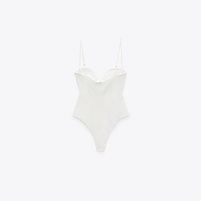 pleated bodysuit