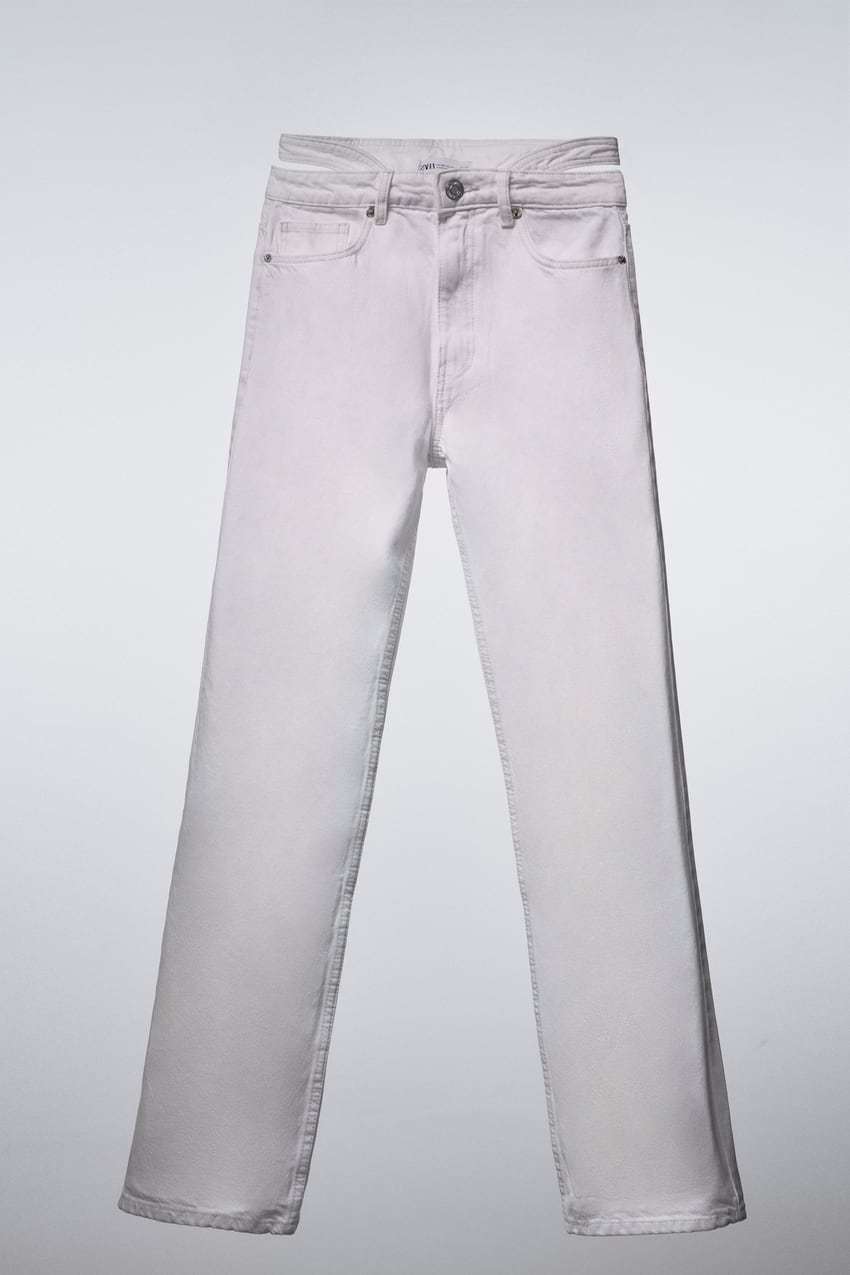 low rise loose jeans