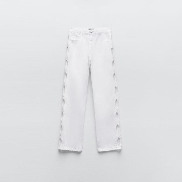 open-fit straight-leg jeans