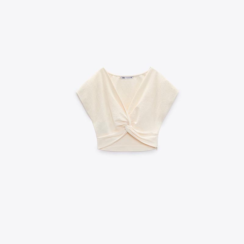 knotted crop top