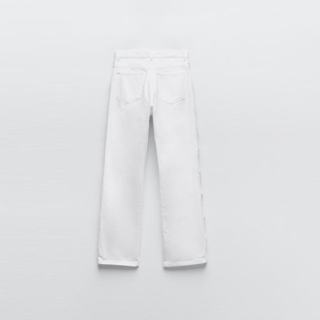 open-fit straight-leg jeans