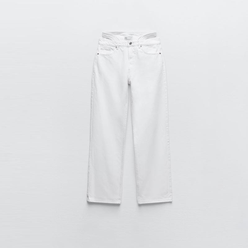 low rise loose jeans