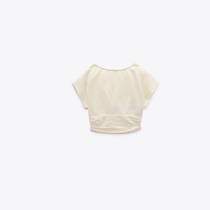 knotted crop top
