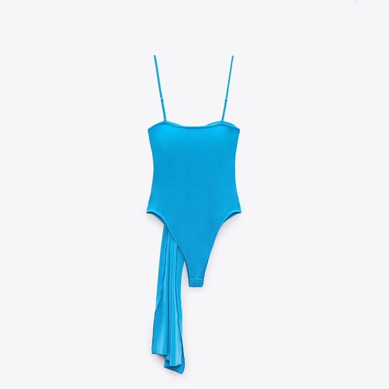 pleated bodysuit