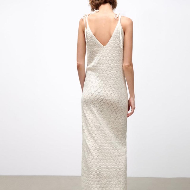 cutout knit dress
