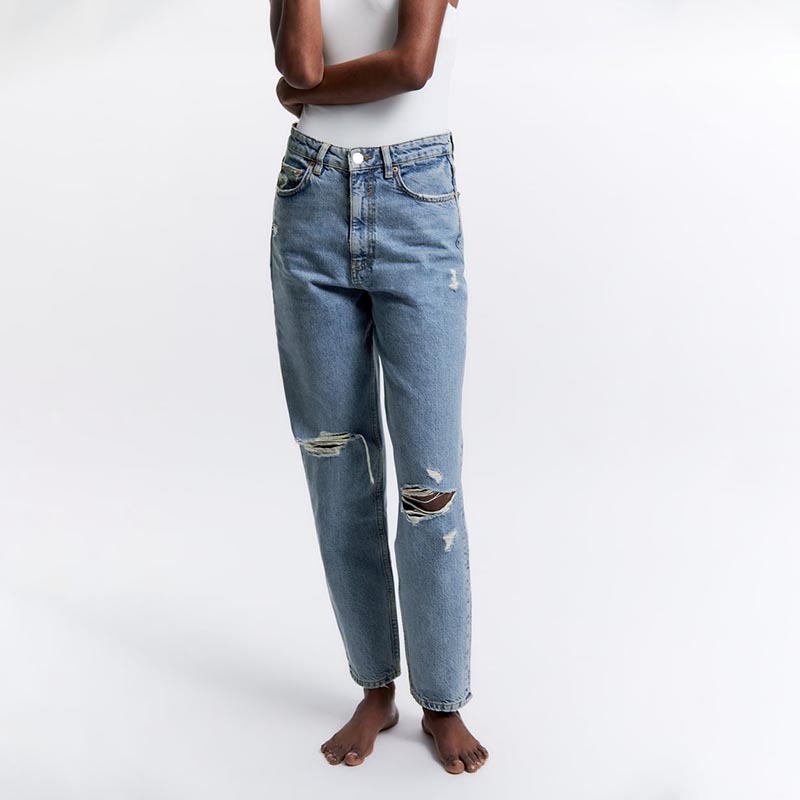 fitted jeans