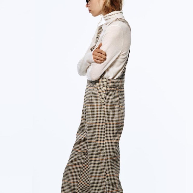 Check Long Jumpsuit