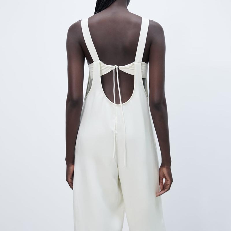 white jumpsuit