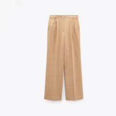 slim mid-rise trousers