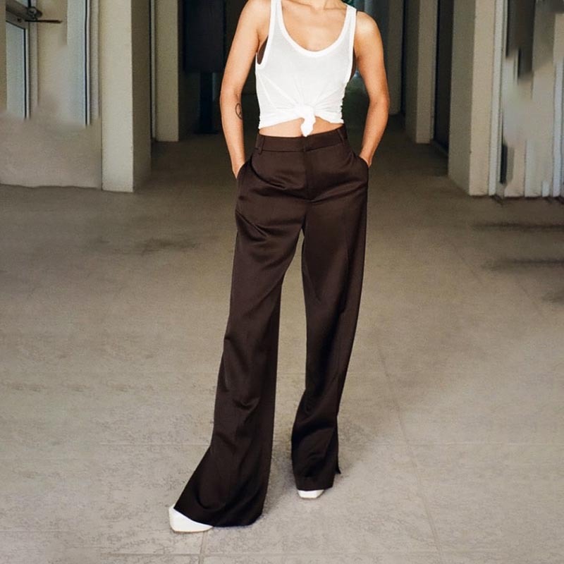 satin trousers