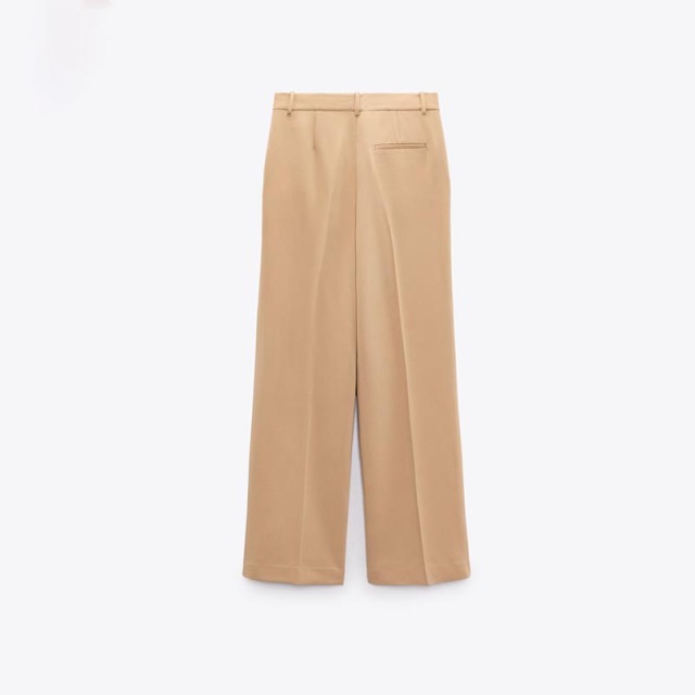 slim mid-rise trousers