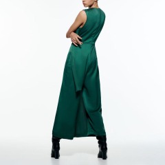Buckle Crossover Jumpsuit