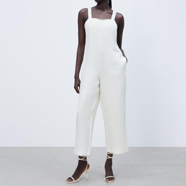 white jumpsuit