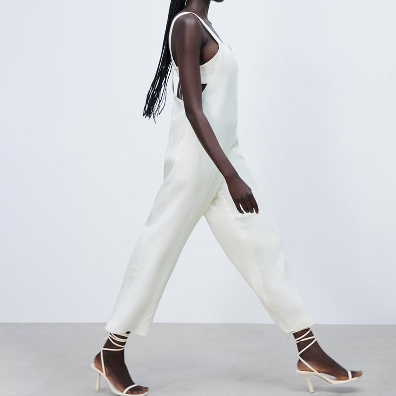 white jumpsuit