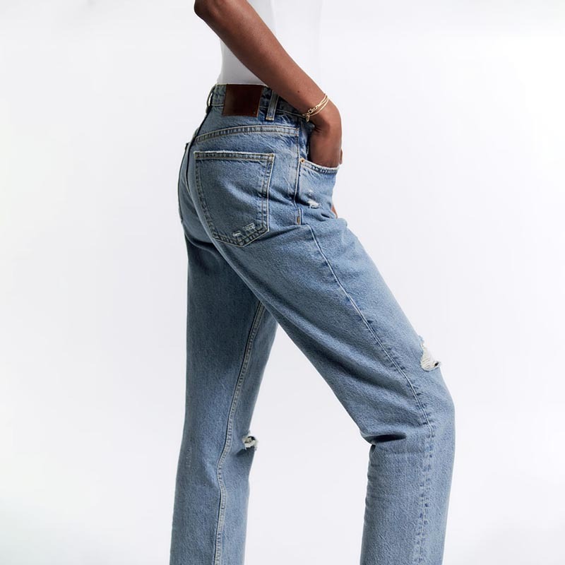 fitted jeans