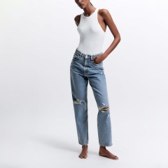 fitted jeans