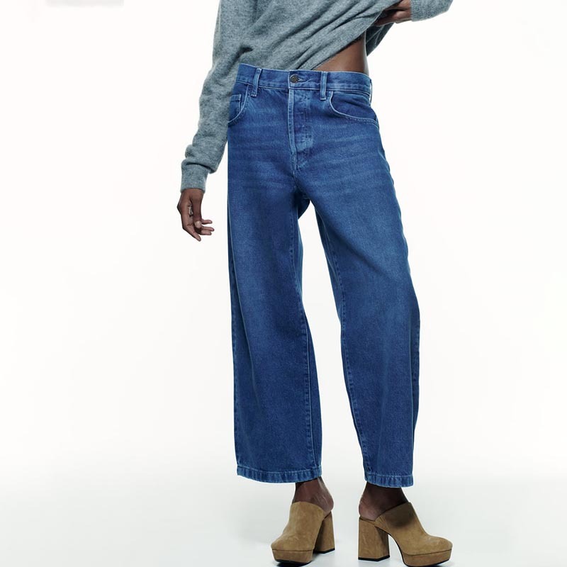 mid length wide leg pants
