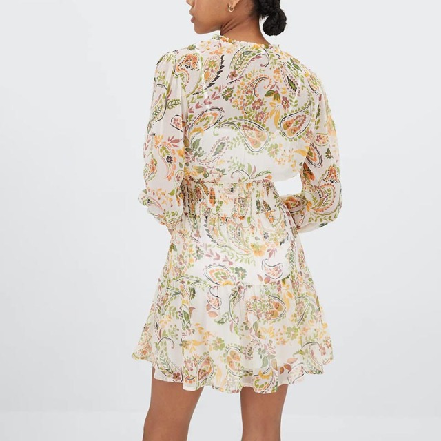 boho chiffon dress
